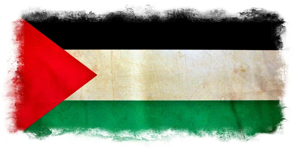 Bandera grunge Palestina —  Fotos de Stock