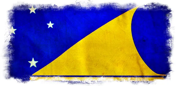 Vlajka Tokelau grunge — Stock fotografie