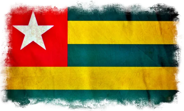 Bandera grunge Togo —  Fotos de Stock