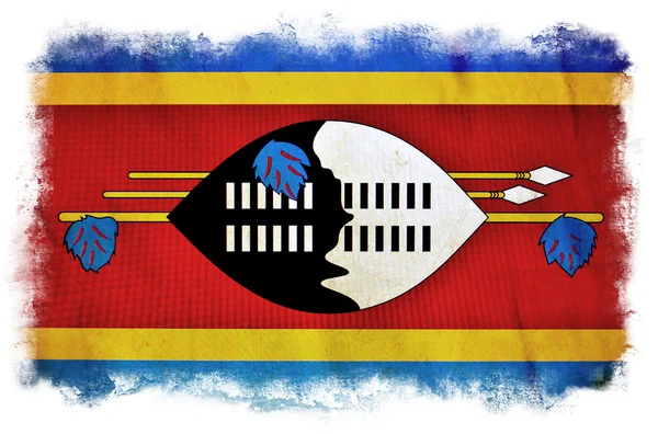 stock image Swaziland grunge flag