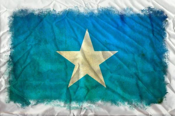 Bandera grunge de Somalia — Foto de Stock