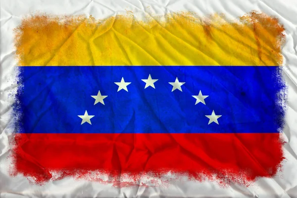 Прапор Венесуели гранж — стокове фото