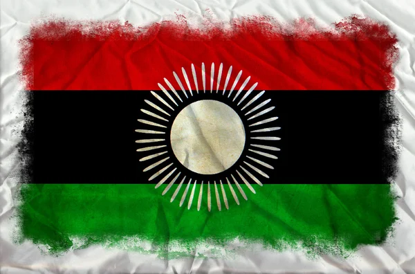 Malawi Grunge Flagge — Stockfoto