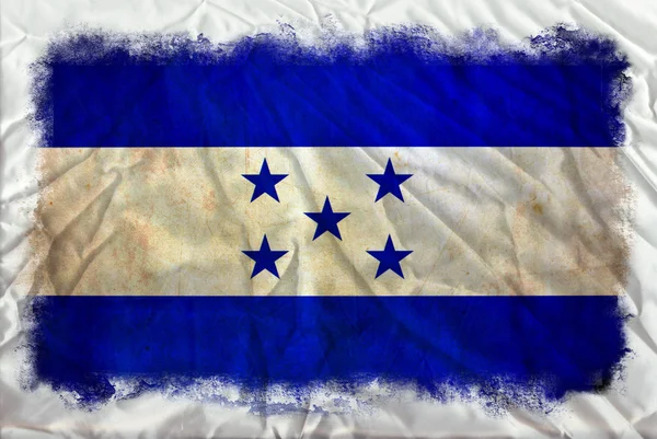 Ονδούρα grunge σημαία — Φωτογραφία Αρχείου