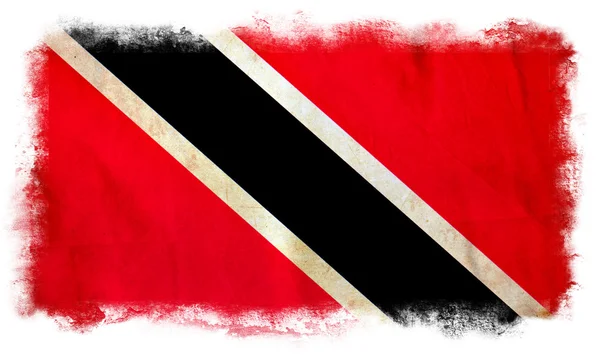 Trinidad e Tobago bandiera grunge — Foto Stock