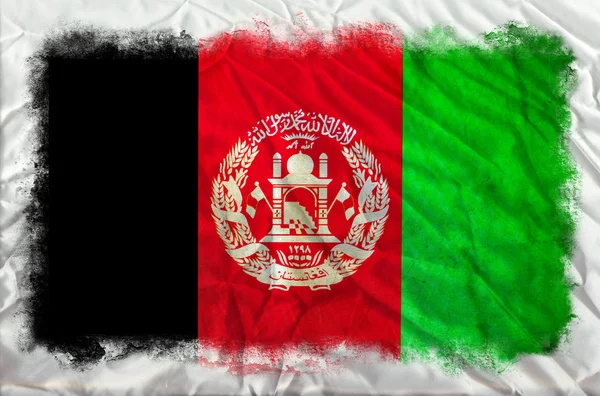 Afghanistan grunge flag — Stock Photo, Image