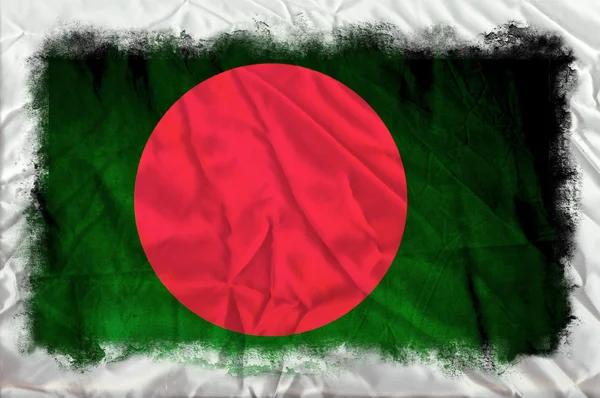 Drapeau grunge Bangladesh — Photo