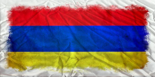 Arménie grunge vlajka — Stock fotografie