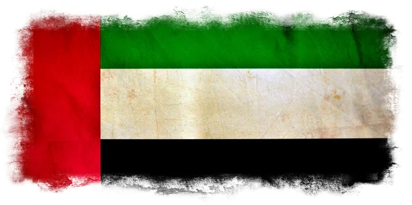 Birleşik Arap Emirlikleri grunge bayrağı — Stok fotoğraf
