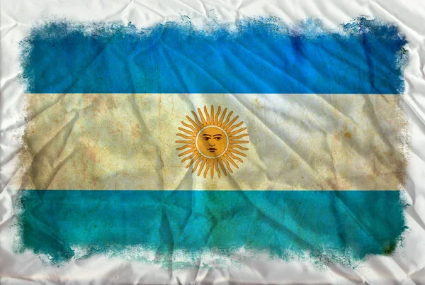 Bandeira grunge Argentina — Fotografia de Stock