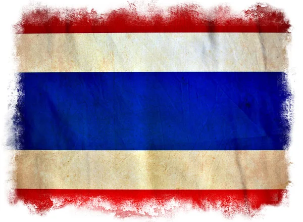 Flaga ilustracja Tajlandia — Zdjęcie stockowe