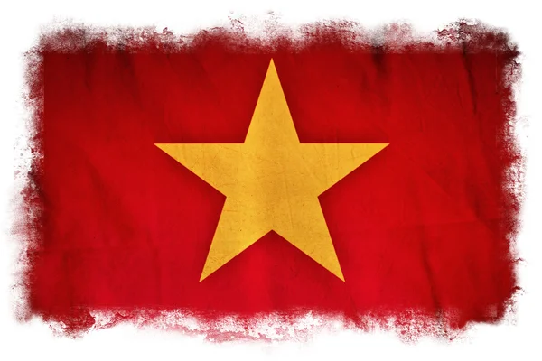 Vietnam grunge vlajka — Stock fotografie