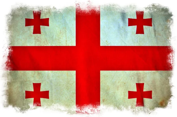 Georiga grunge flag — Stock Photo, Image