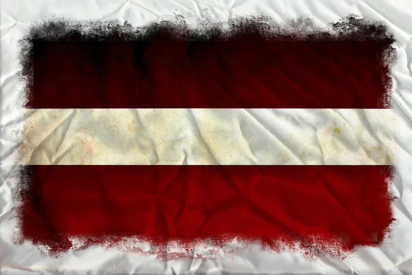 Bandera grunge Austria — Foto de Stock