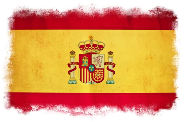 Espagne drapeau grunge — Photo