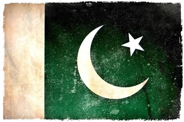 Pakistan-Grunge-flag — Stockfoto