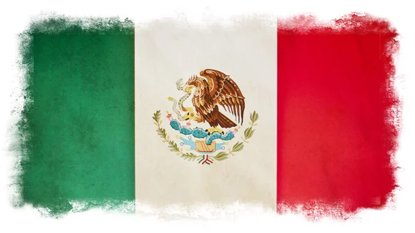 Mexiko grunge vlajka — Stock fotografie