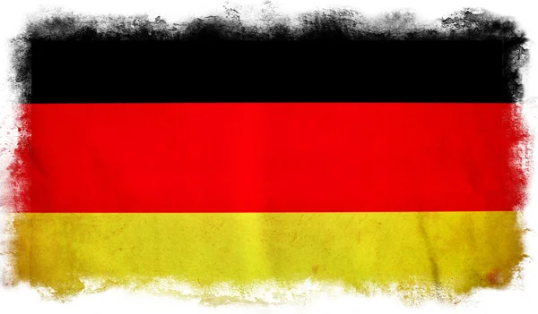 Гранж-флаг Германии — стоковое фото