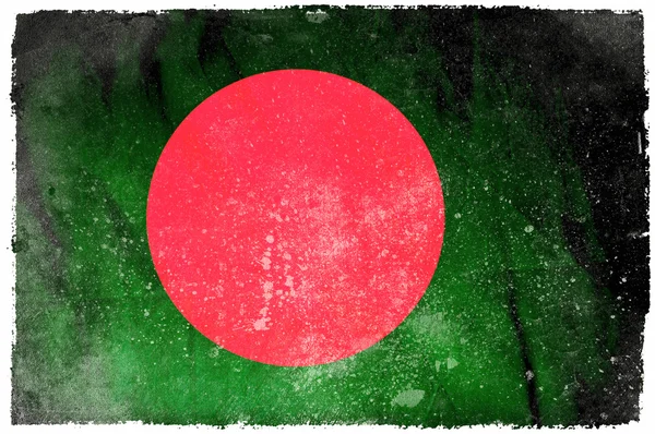 Bangladéš grunge vlajka — Stock fotografie