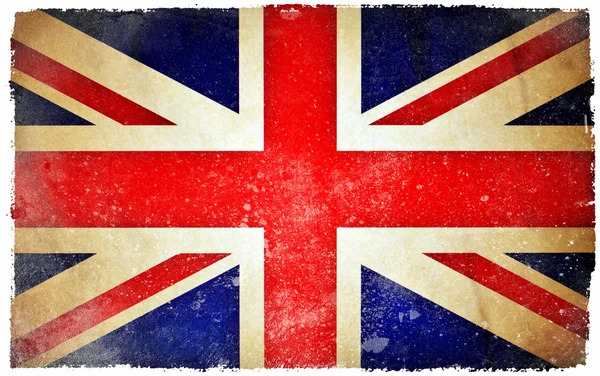 Nagy-Britannia grunge zászló — Stock Fotó