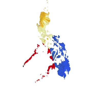 izole Filipinler Haritası
