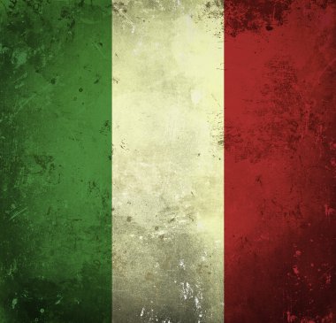 Grunge İtalya Bayrağı