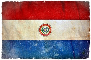 Paraguay grunge bayrağı