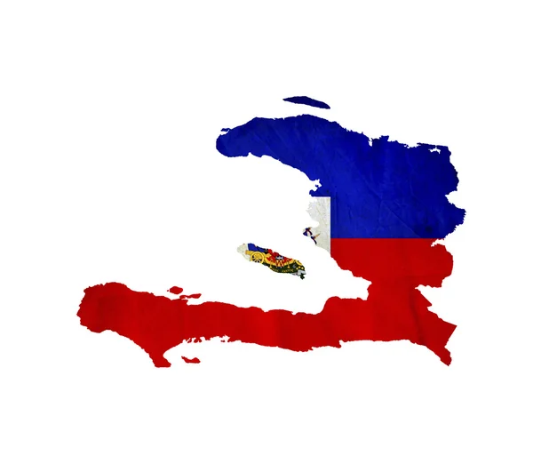 Mapa do Haiti isolado — Fotografia de Stock