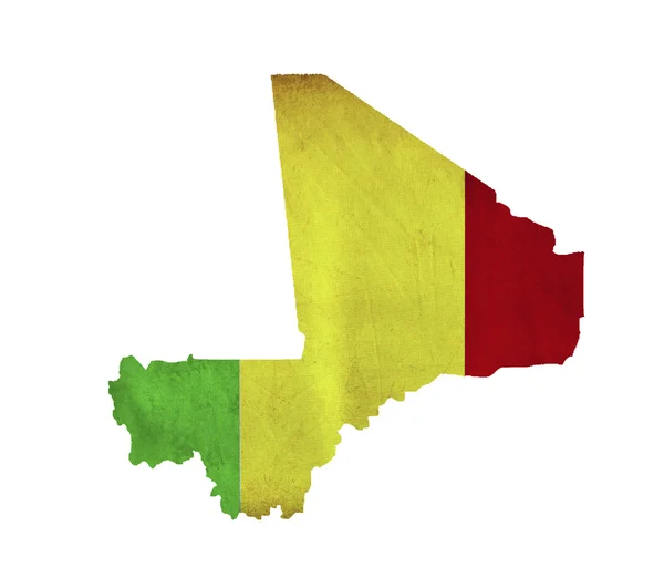 Map of Mali isolated — Stock Photo, Image