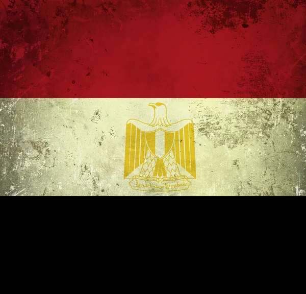 Grunge-Flagge Ägyptens — Stockfoto