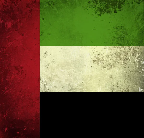 Grunge σημαία των Ηνωμένων Αραβικών Εμιράτων — Φωτογραφία Αρχείου