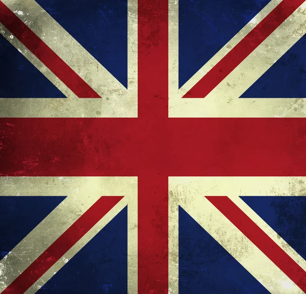 Гранж-флаг Великобритании — стоковое фото