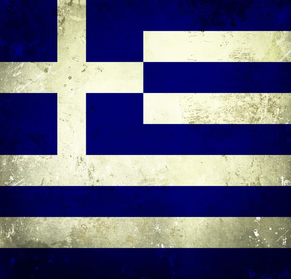 Grunge flag of Greece — Stock Photo, Image