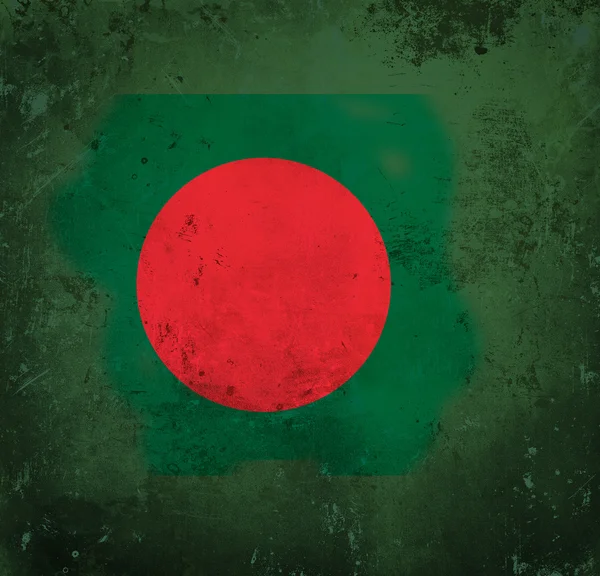 Grunge vlag van bangladesh — Stockfoto
