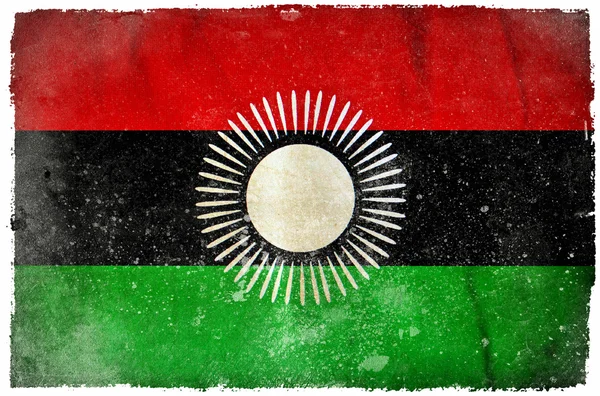 Vlajka Malawi grunge — Stock fotografie