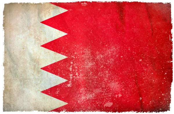 Bandeira grunge do Bahrein — Fotografia de Stock
