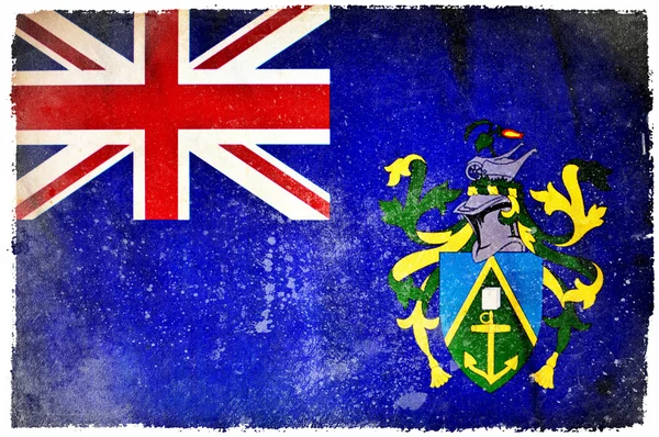 Pitcairn Adaları grunge bayrağı — Stok fotoğraf