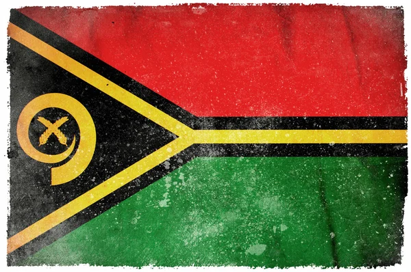 Гранж-флаг Вануату — стоковое фото