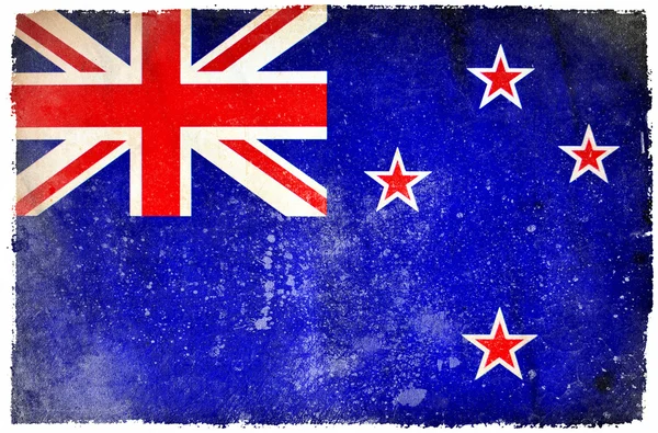 Bandera grunge de Nueva Zelanda — Foto de Stock