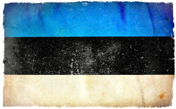 Estonie drapeau grunge — Photo
