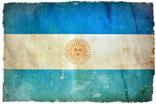 Bandeira grunge Argentina — Fotografia de Stock