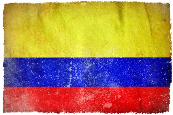 Columbia grunge vlajka — Stock fotografie