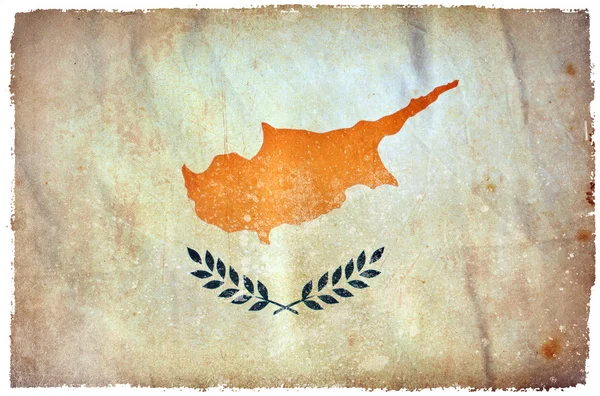 Cyprus grunge flag — Stock Photo, Image