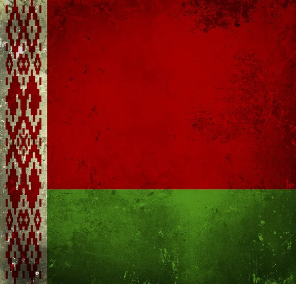 Beyaz Rusya bayrağı. — Stok fotoğraf