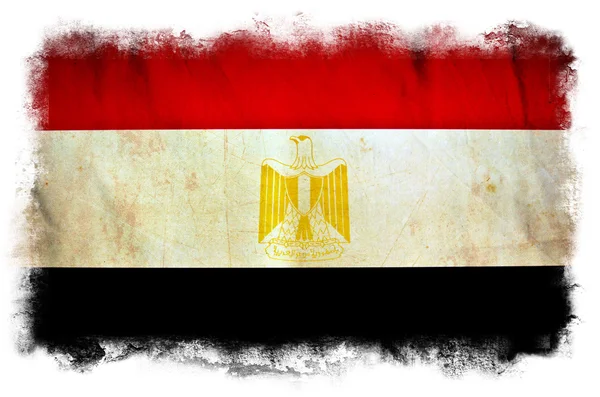 Egypten grunge flagga — Stockfoto