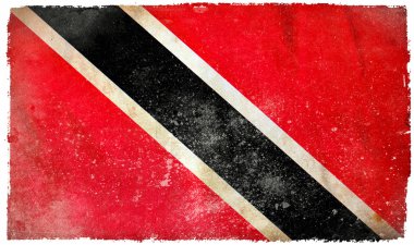 Trinidad ve Tobago grunge bayrağı