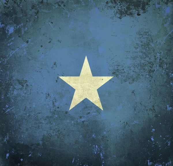 Bandera Grunge de Somalia — Foto de Stock