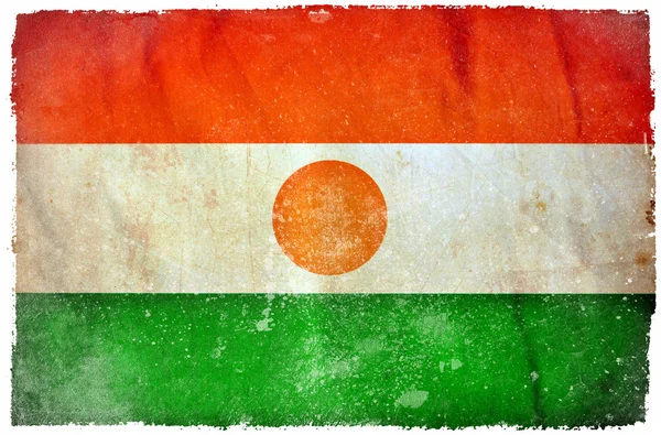 Niger grunge flag — Stock Photo, Image
