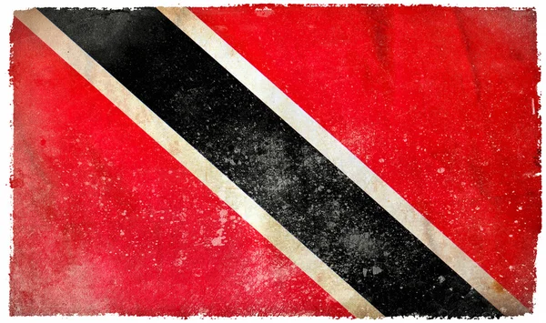 Bandeira do grunge de Trinidad e Tobago — Fotografia de Stock
