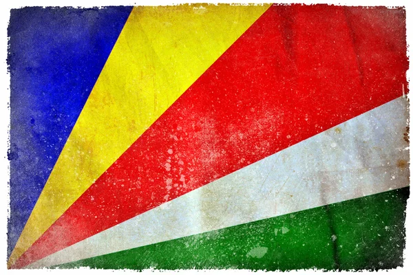 Bandera de Seychelles grunge —  Fotos de Stock